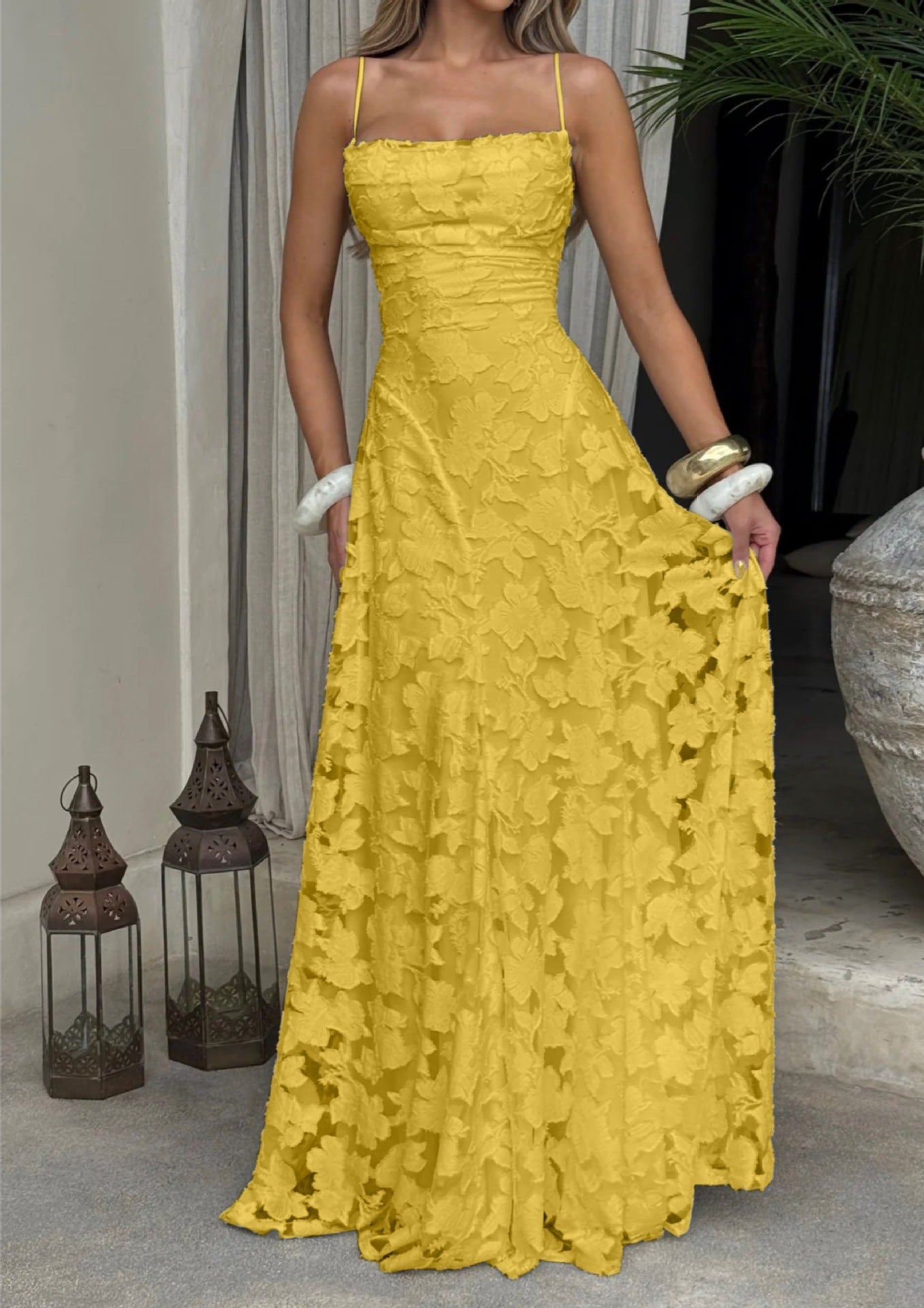 Vestido Glamour de Chiffon